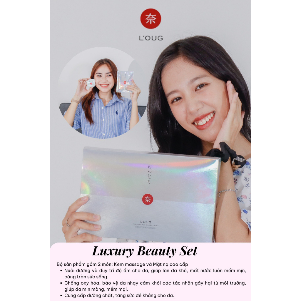 Bộ Mặt Nạ Collagen Chiết Xuất Cá Tuyết Đại Dương Hãng L'OUG NO.LN22668