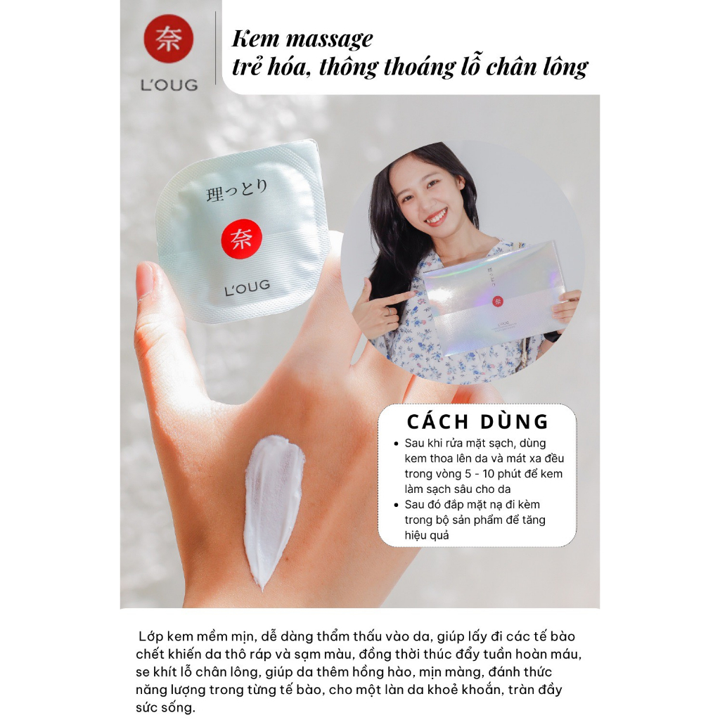 Bộ Mặt Nạ Collagen Chiết Xuất Cá Tuyết Đại Dương Hãng L'OUG NO.LN22668