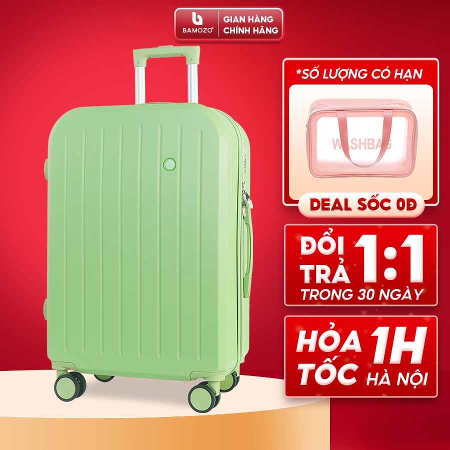 Vali Du Lịch Bamozo 8812 Vali Kéo Xách Tay Size 20/24 Chất Liệu Nhựa ABS Cao Cấp Bảo Hành 5 Năm, LỖI 1 ĐỔI 1 30 NGÀY