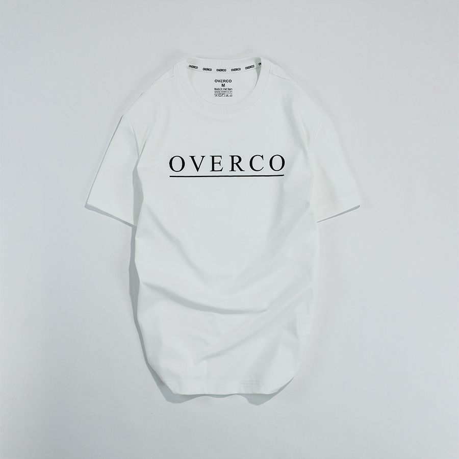 Áo Thun Nam OVERCO Cổ Tròn Chất Vải Cotton Mềm Mịn Thoáng Mát Co Giãn 4 Chiều