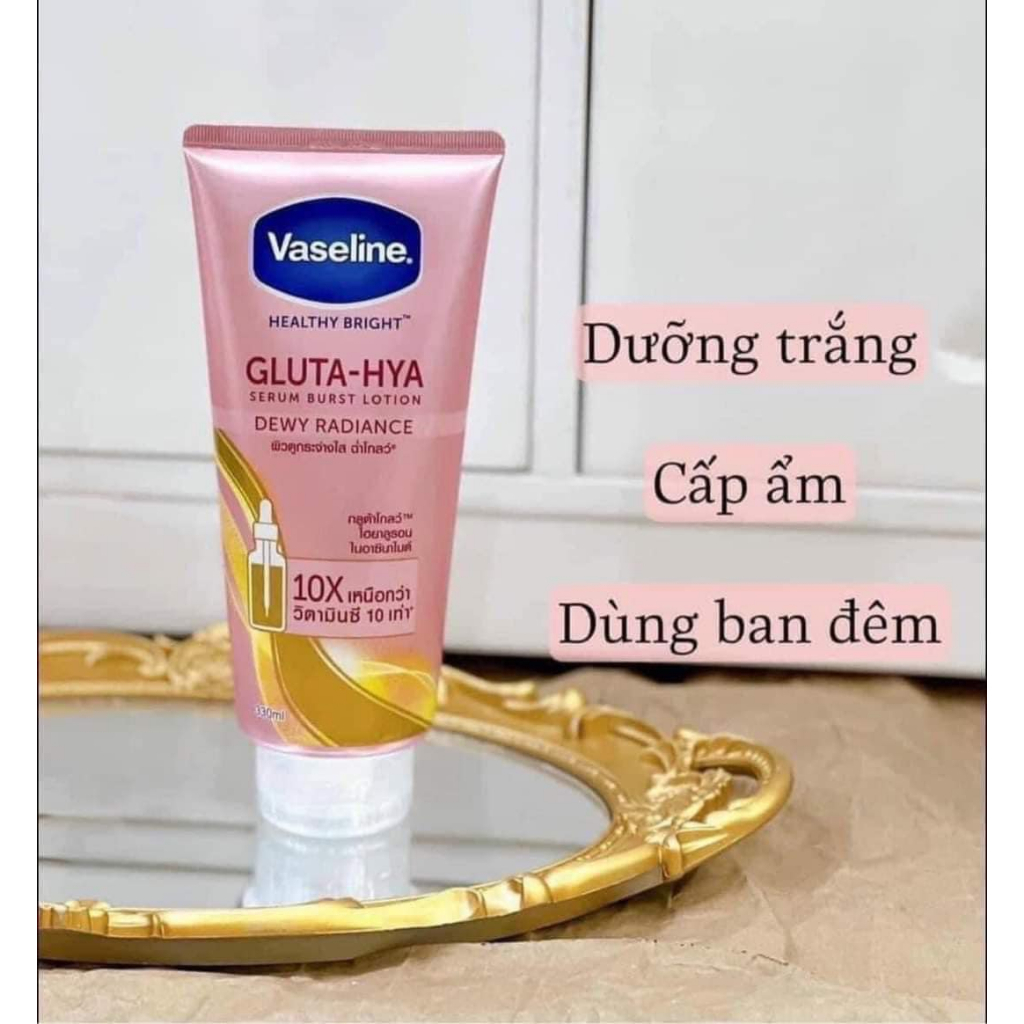 Sữa Dưỡng Thể Vaseline Healthy Bright Gluta HYA 10X
