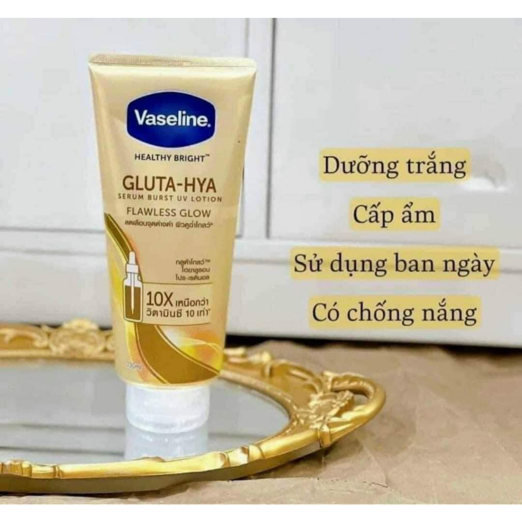 Sữa Dưỡng Thể Vaseline Healthy Bright Gluta HYA 10X