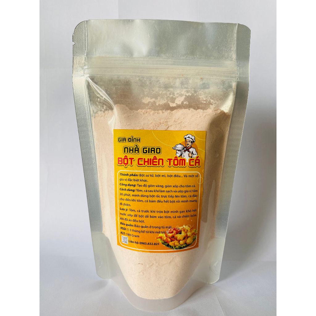 Bột Chiên TÔM CÁ Gói 180gam