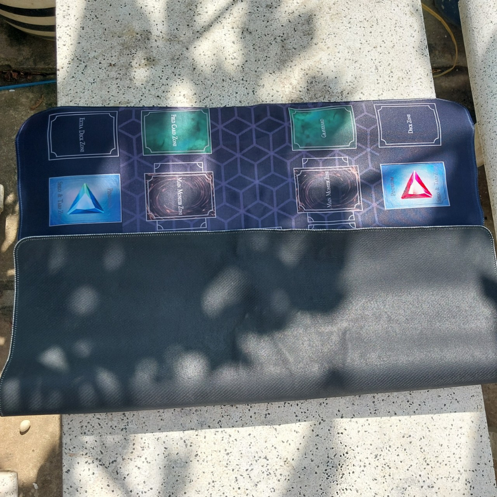 Bàn đấu Yugioh lớn cho hai người cao cấp 60x60cm hiện đại  wixoss Magic The gathering tặng kèm field card 1670 2-3