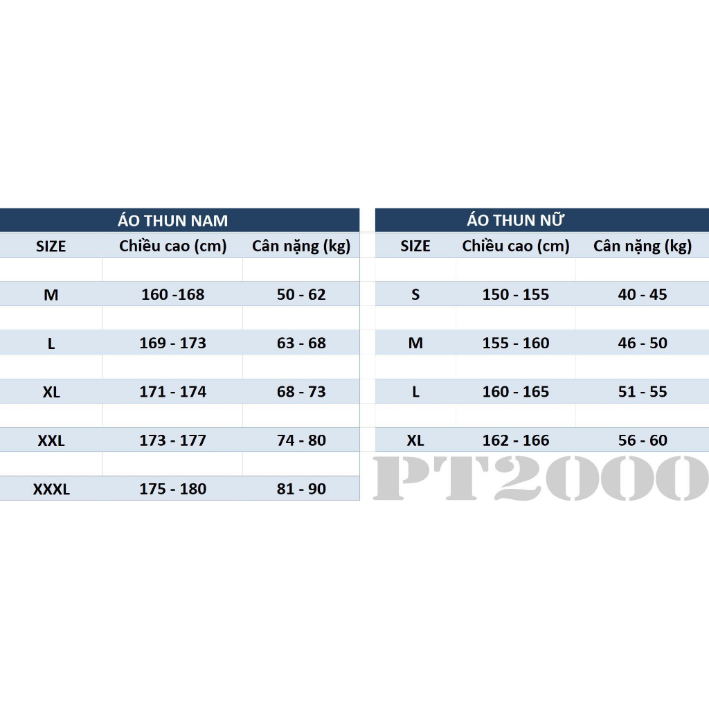 PT2000 FASHION - Áo thun nam tay ngắn