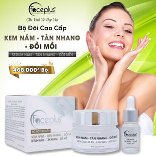 Bộ kem Face plus+ nám tàn nhang đồi mồi 25g + Serum nám tàn nhang đồi mồi 10ml
