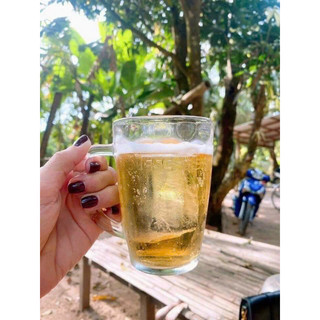 Ly thủy tinh có quai Nescafe 375ml