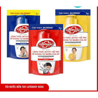 Nước rửa tay diệt khuẩn Lifebuoy túi 450ml ( mẫu mới)