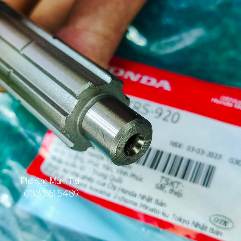 Trục số Thứ Cấp, Cốt nhông Wave Alpha, Dream Honda mã 23221KRS920