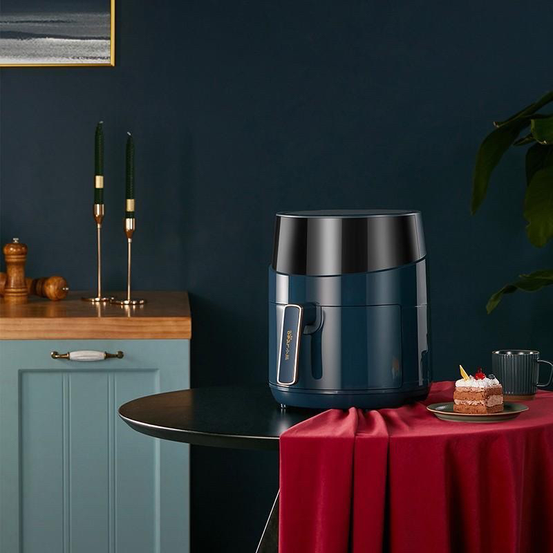 Nồi chiên không dầu đối lưu BEAR QZG-A15Q1 / QZG-A15T2 dung tích 4.6L công suất 1500W màu xanh