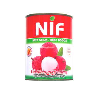 Vải thiều nước đường nif 560g