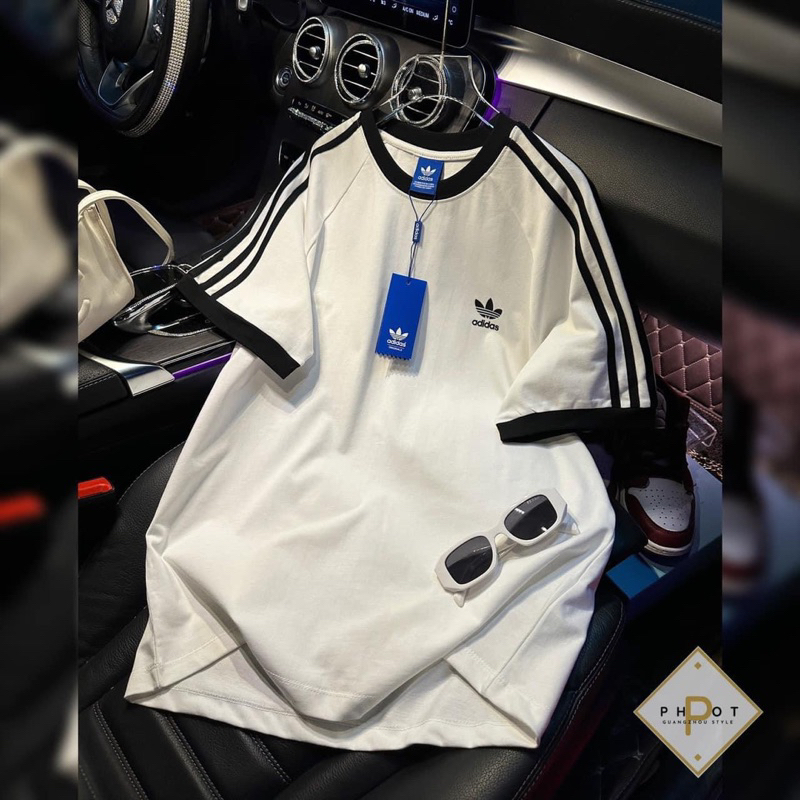Áo Thun Phông ADIDAS chất cotton Tàu mát dáng Rộng hàng có sẵn-Kèm ảnh thật
