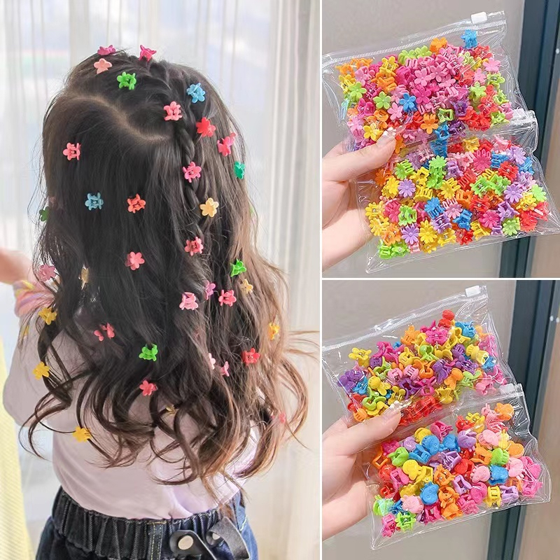 💓Kẹp Tóc Càng Cua Mini Hàn Quốc Dễ Thương Nhiều Màu Sắc Phụ Kiện Thời Trang Cho Nữ