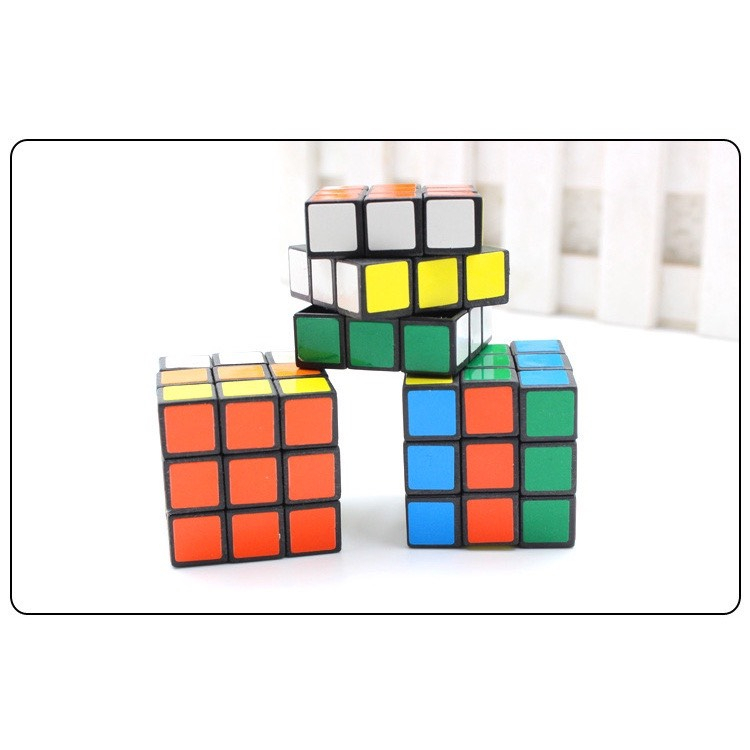 Đồ chơi rubik mini hình khối 3x3x3cm, xếp hình khối lập phương, luyện trí tuệ mẫu mã đa dang cho bé