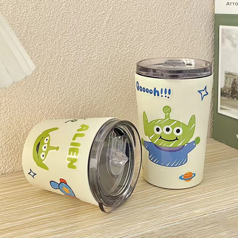 Ly Giữ Nhiệt Mẫu Gấu Dâu Lotso, Toy Story Dung Tích 360ml và 240ml Dễ Thương