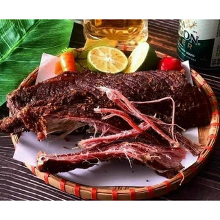 Combo Hộp quà tặng Thịt trâu gác bếp ngon chuẩn vị gói hút chân không tặng kèm chẩm chéo