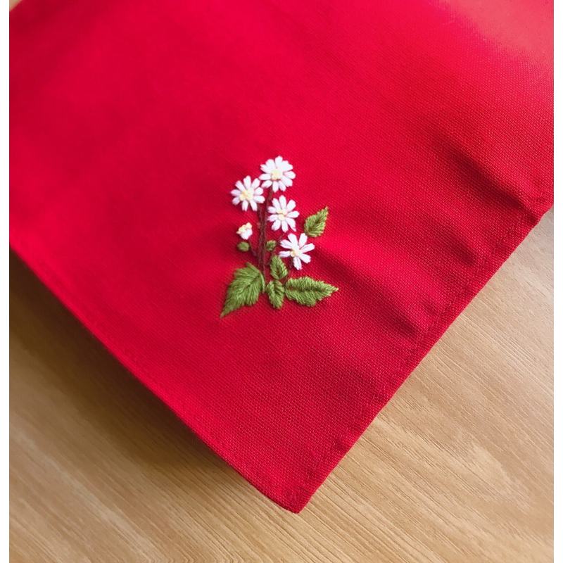 KHĂN LINEN THÊU TAY, QUÀ TẶNG  Ý NGHĨA