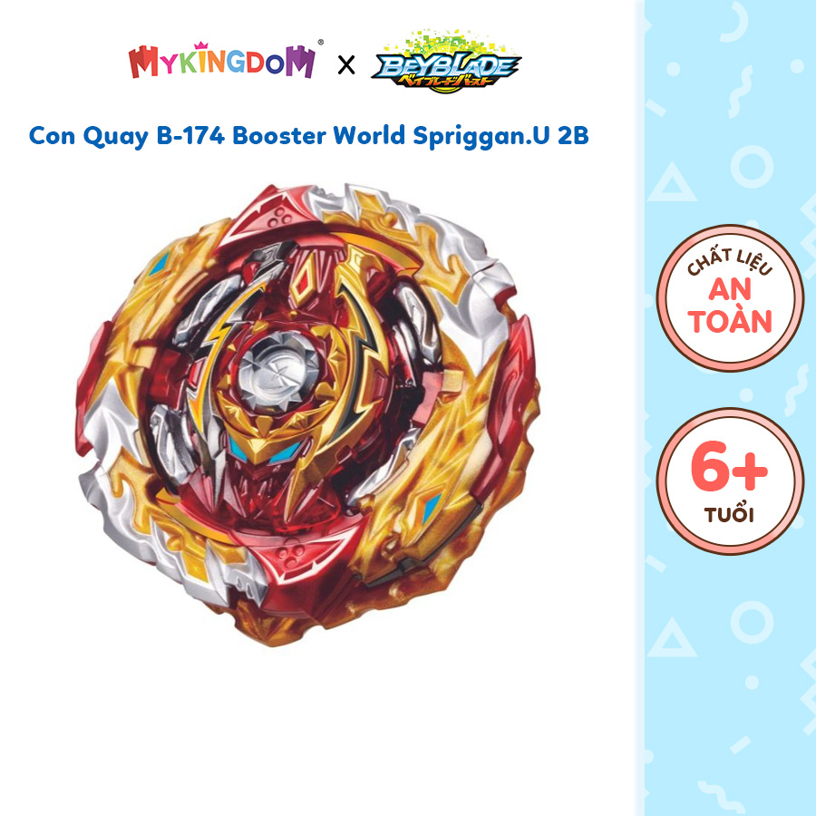 Đồ Chơi BEYBLADE Con Quay B-172 Booster World Spriggan.U' 2B 160304