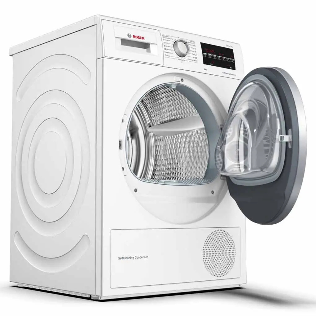 Máy Sấy Bơm Nhiệt Bosch 9 Kg WTW85400SG Mặc Được Ngay Sau Khi Hoàn Tất Chương Trình