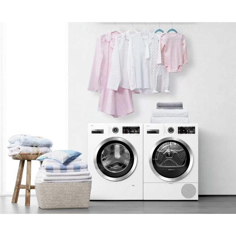 Máy Sấy Bơm Nhiệt Bosch 9 Kg WTW85400SG Mặc Được Ngay Sau Khi Hoàn Tất Chương Trình