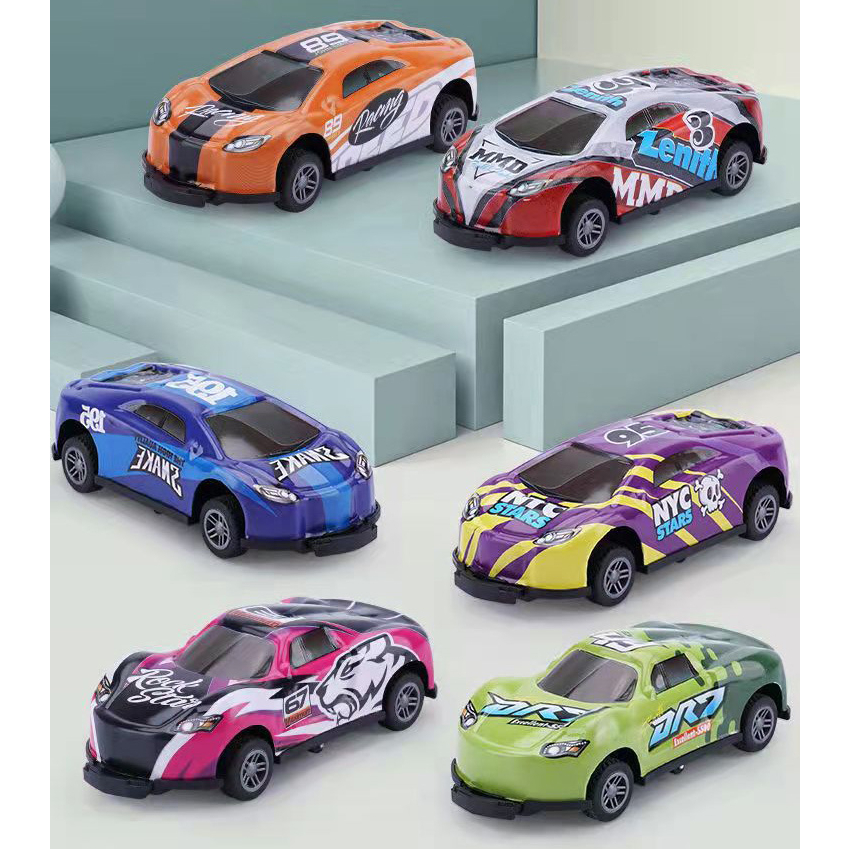 Combo 4 xe đua đồ chơi trẻ em siêu xe mini nhào lộn 360 độ chạy đà siêu ngầu cho bé