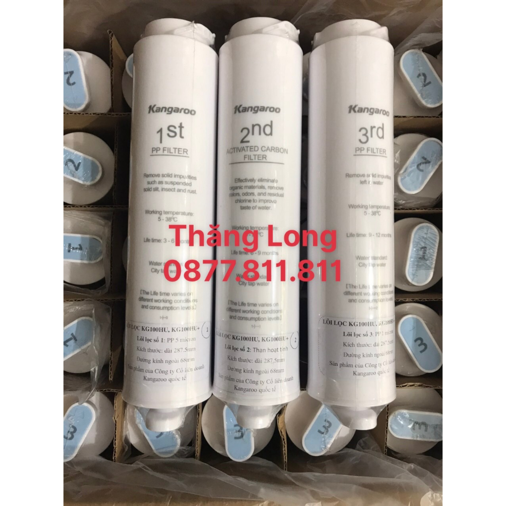 Lõi lọc nước số 123 HU máy lọc nước Kangaroo Kg100HU KG100HU+ KG100MED KG123HQ Kg100med iot
