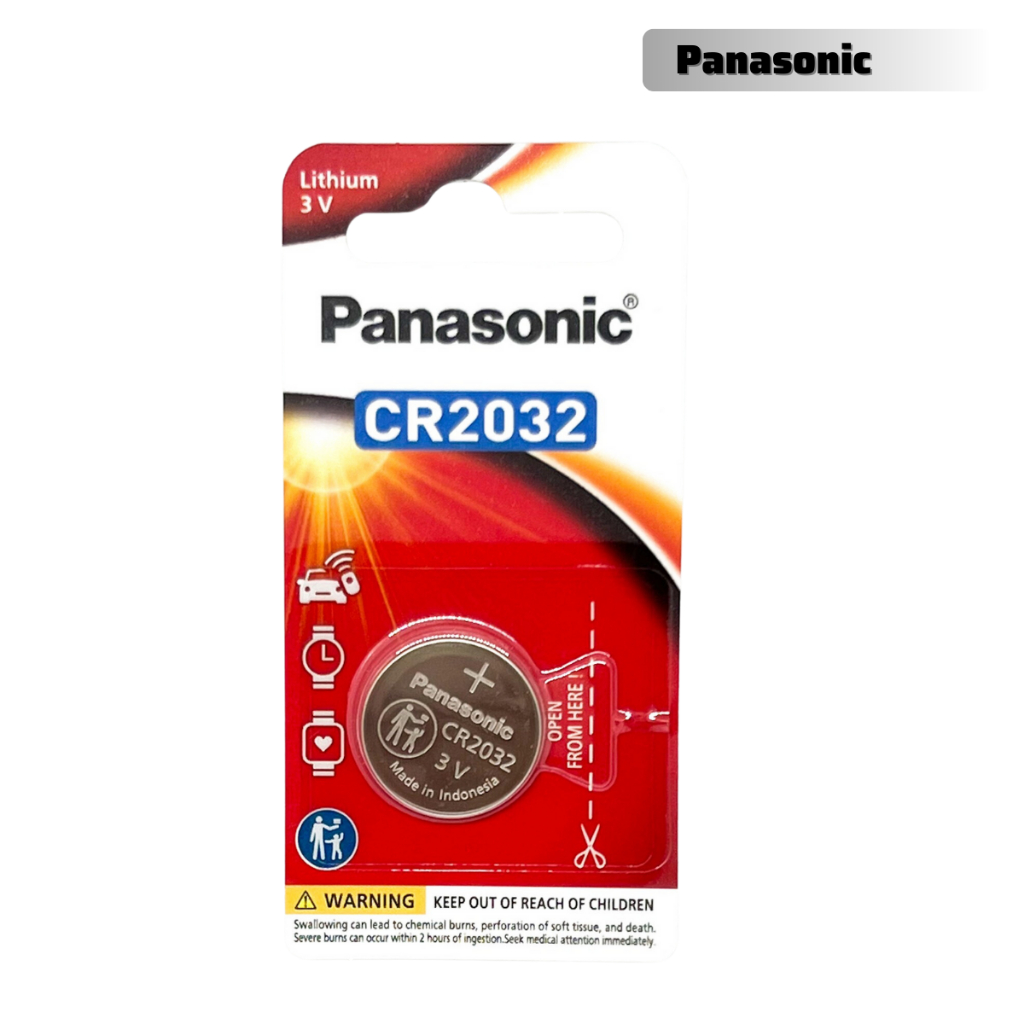 Vỉ 1 Viên Pin Smartkey CR2032 Panasonic Lithium 3V Made In Indonesia Cao Cấp , Pin Smartkey Ô tô