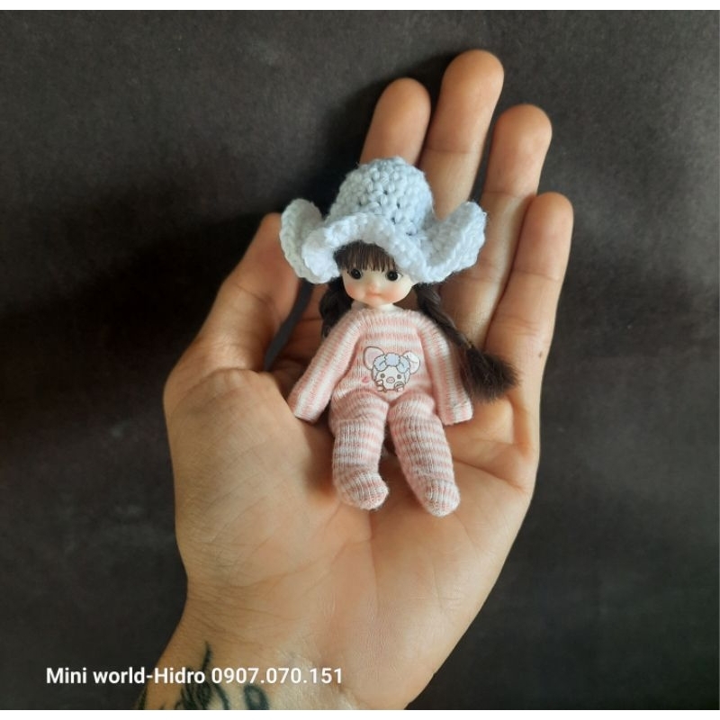 [Hàng có sẵn] Đồ mũ áo váy len đan HandMade size dian dian mini gsc bjd 1/12 1/8 1/6 combo nhiều mẫu