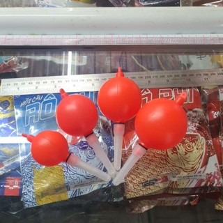 Phao bóng lăng xê / phao boom, bom bằng nhựa câu cá mè, phao bơm nhựa câu đêm, câu ngày