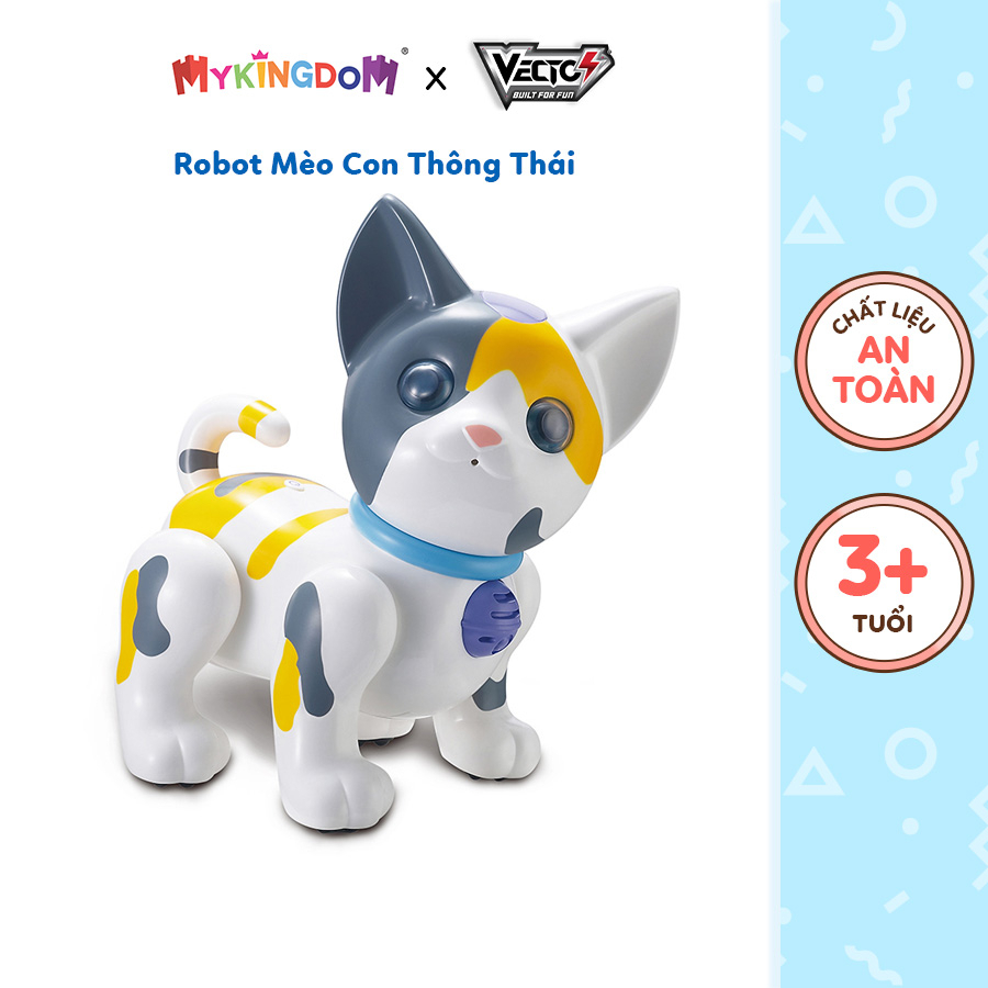 Đồ Chơi VECTO Robot Mèo Con Thông Thái VT2059