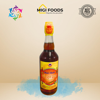 Nước mắm cốt cá cơm, nước mắm truyền thống Thái Bình chai thủy tinh 500ml