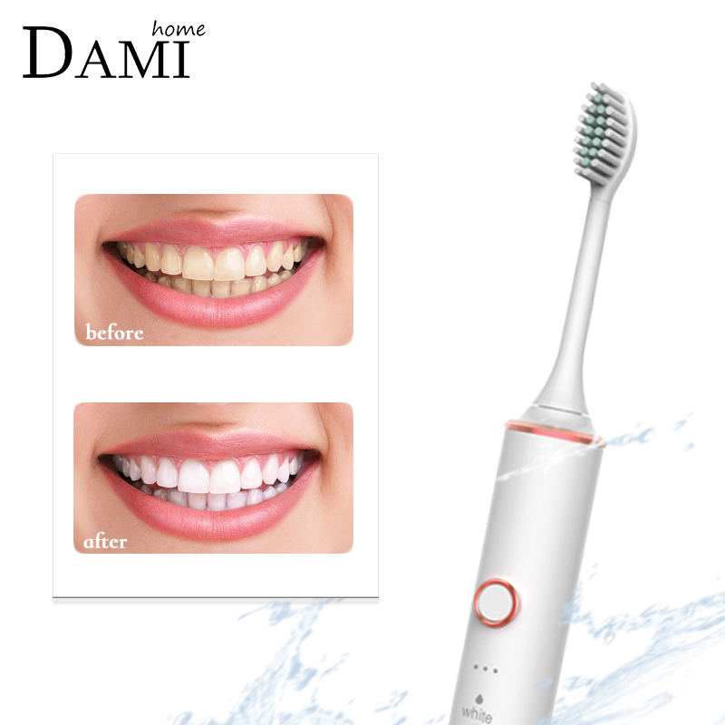 Bàn chải điện đa năng thông minh, máy đánh răng Sonic X-3 sóng âm tặng kèm 4 đầu thay thế BCD01