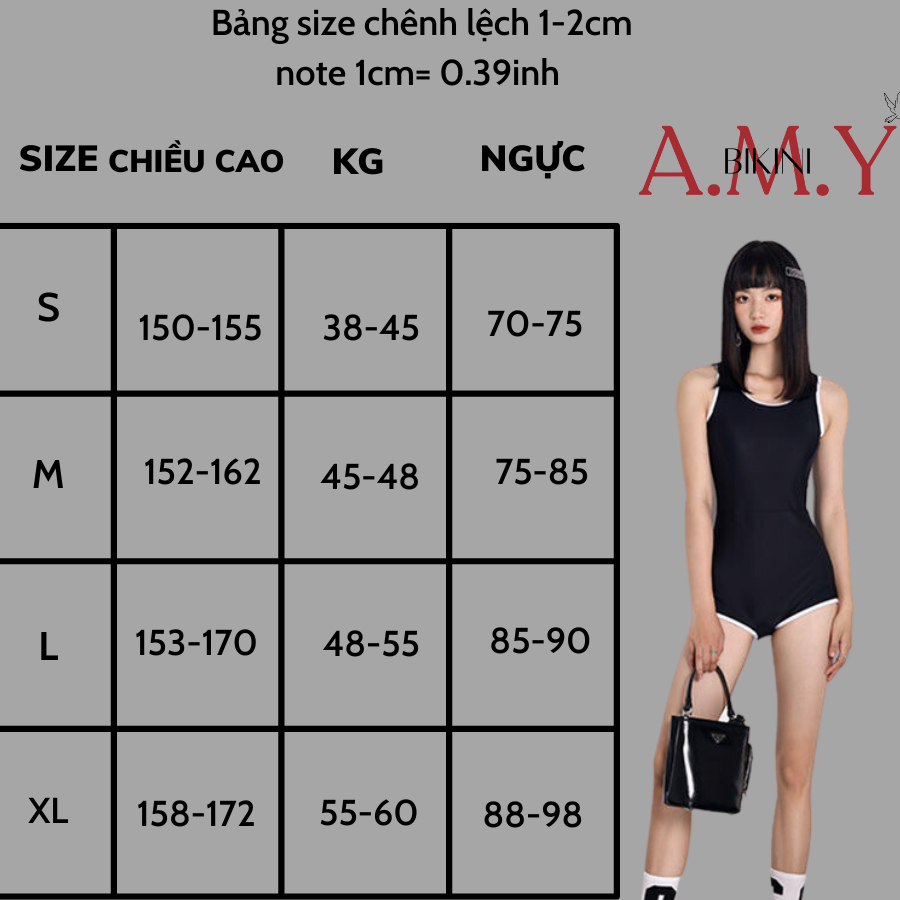 [ HOẢ TỐC - HN Bikini A.M.Y] Bikini 1 mảnh nữ khoét lưng GÀI KHÓA SAU cá tính cách Hàn quốc cho Nữ 2023 | BigBuy360 - bigbuy360.vn