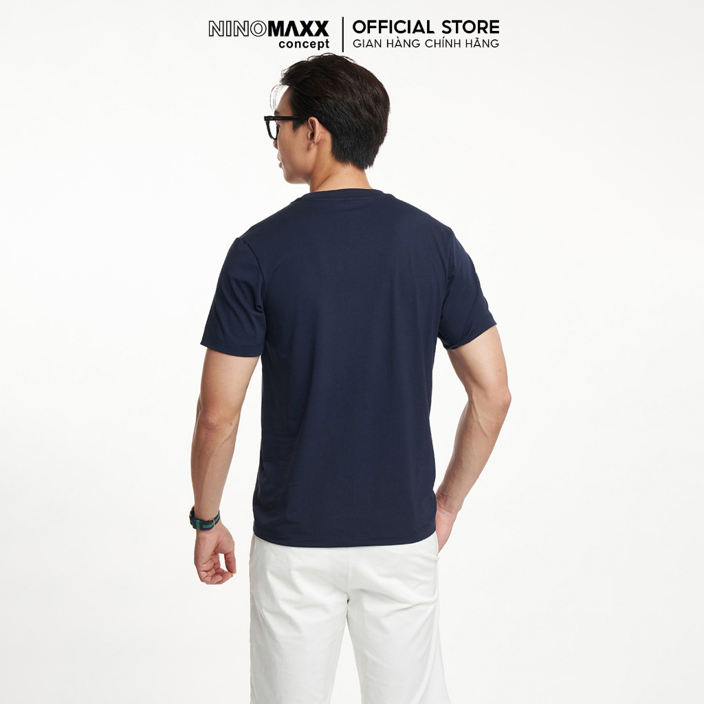 NINOMAXX Áo thun Nam graphic tay ngắn cổ tròn cotton 2301042