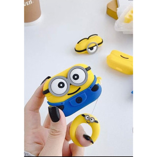 Case, túi đựng dành cho Airpods 1/2/ Pro silicon MINION
