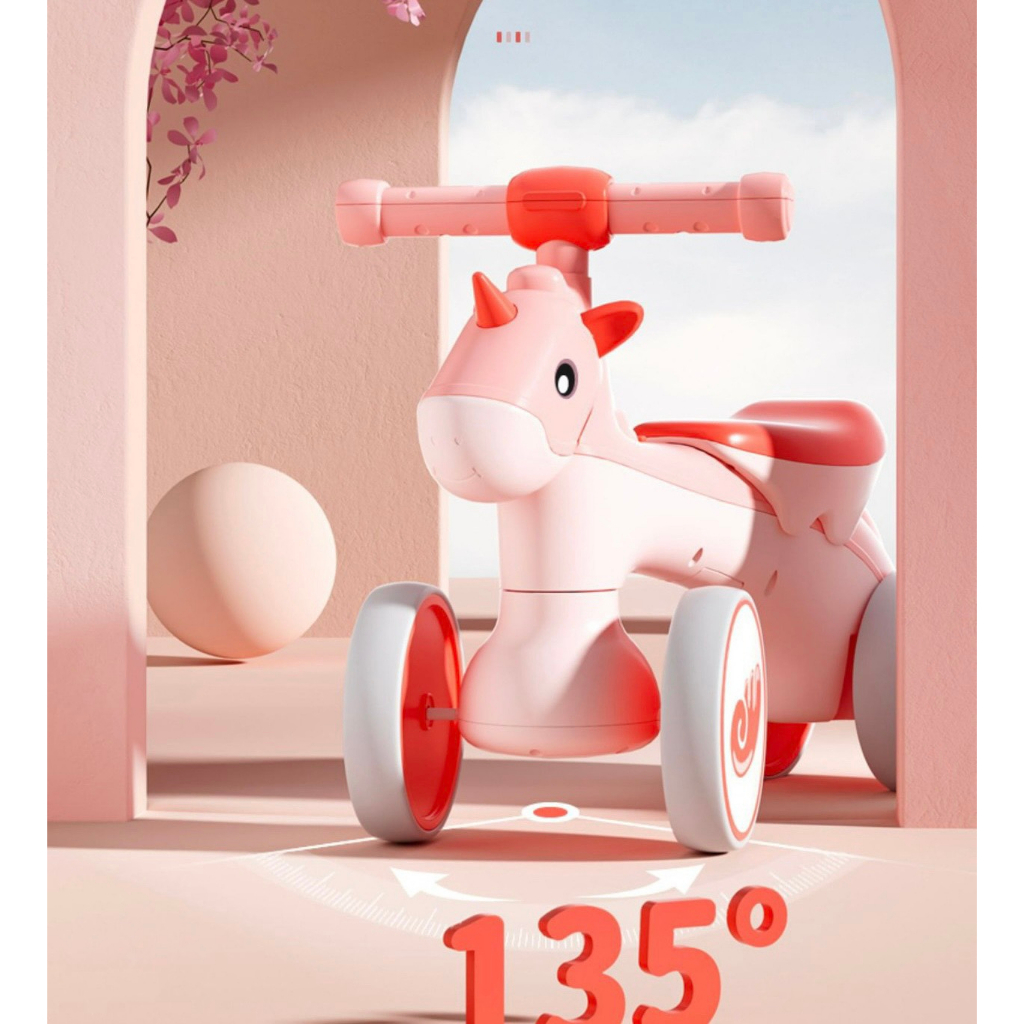 Xe chòi chân thăng bằng cho bé có đèn có nhạc 1-4 tuổi