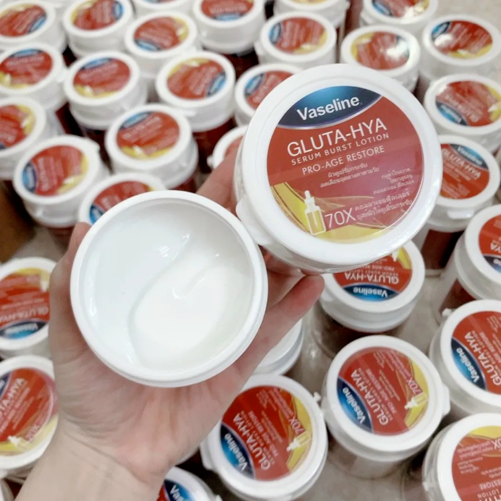 Kem Kích Trắng Body Vaseline 70x Gluta Hũ 200G