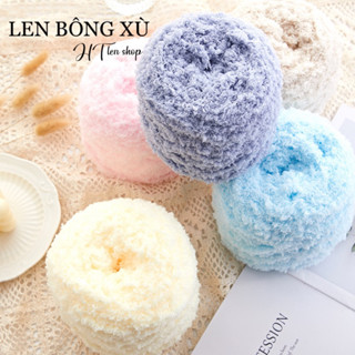 Len bông xù 100 gram