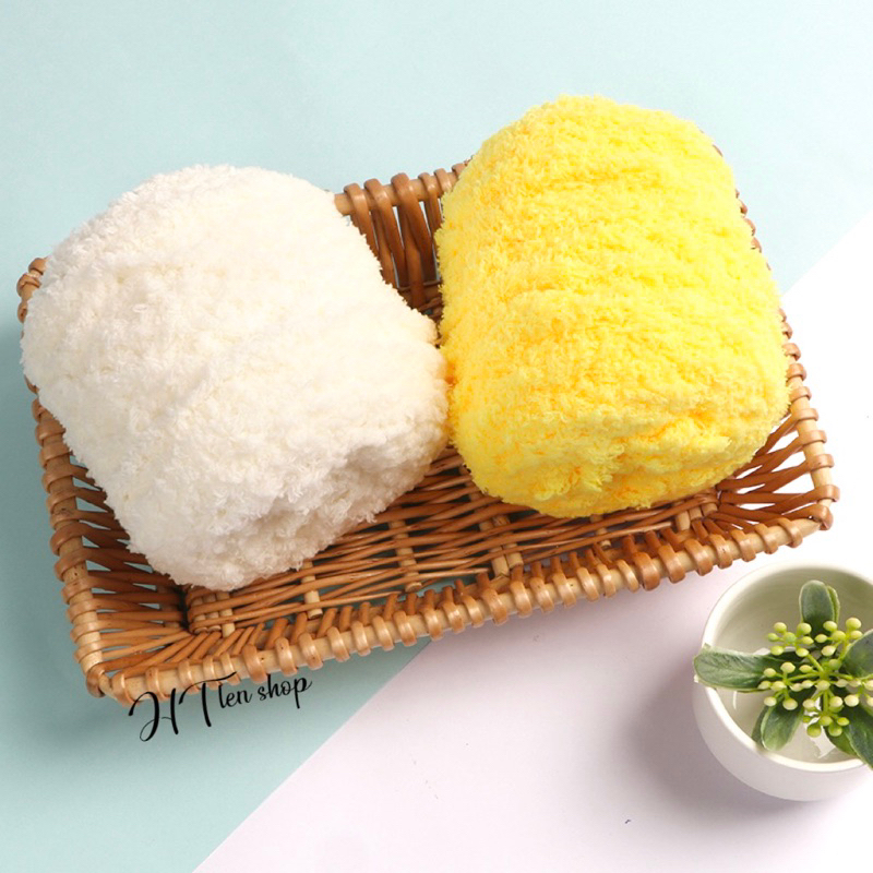 Len bông xù 100 gram