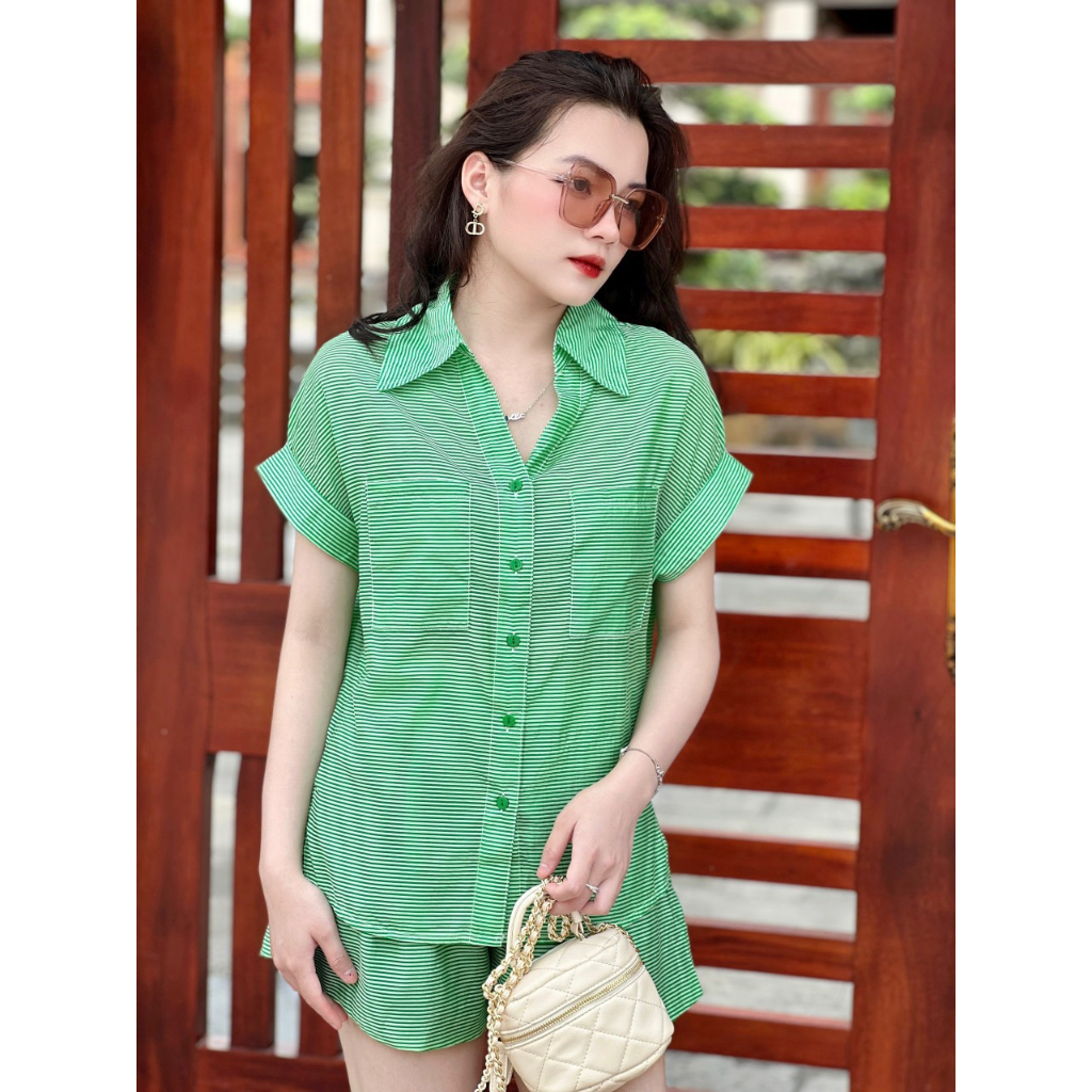 Set chất tơ cộc đùi sang chảnh có 5 màu  - MYNA