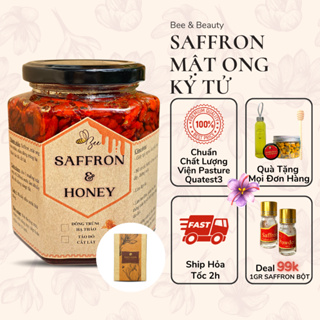 Saffron ngâm mật ong kỉ tử Beebeauty chính hãng