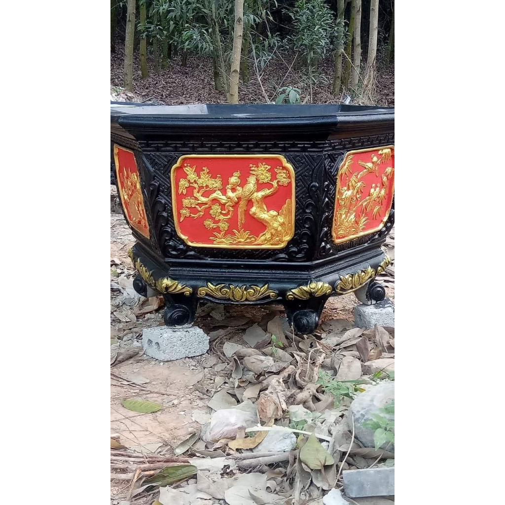 Sơn chậu cảnh  Supon màu đen bóng 1kg - sơn trực tiếp không cần lót