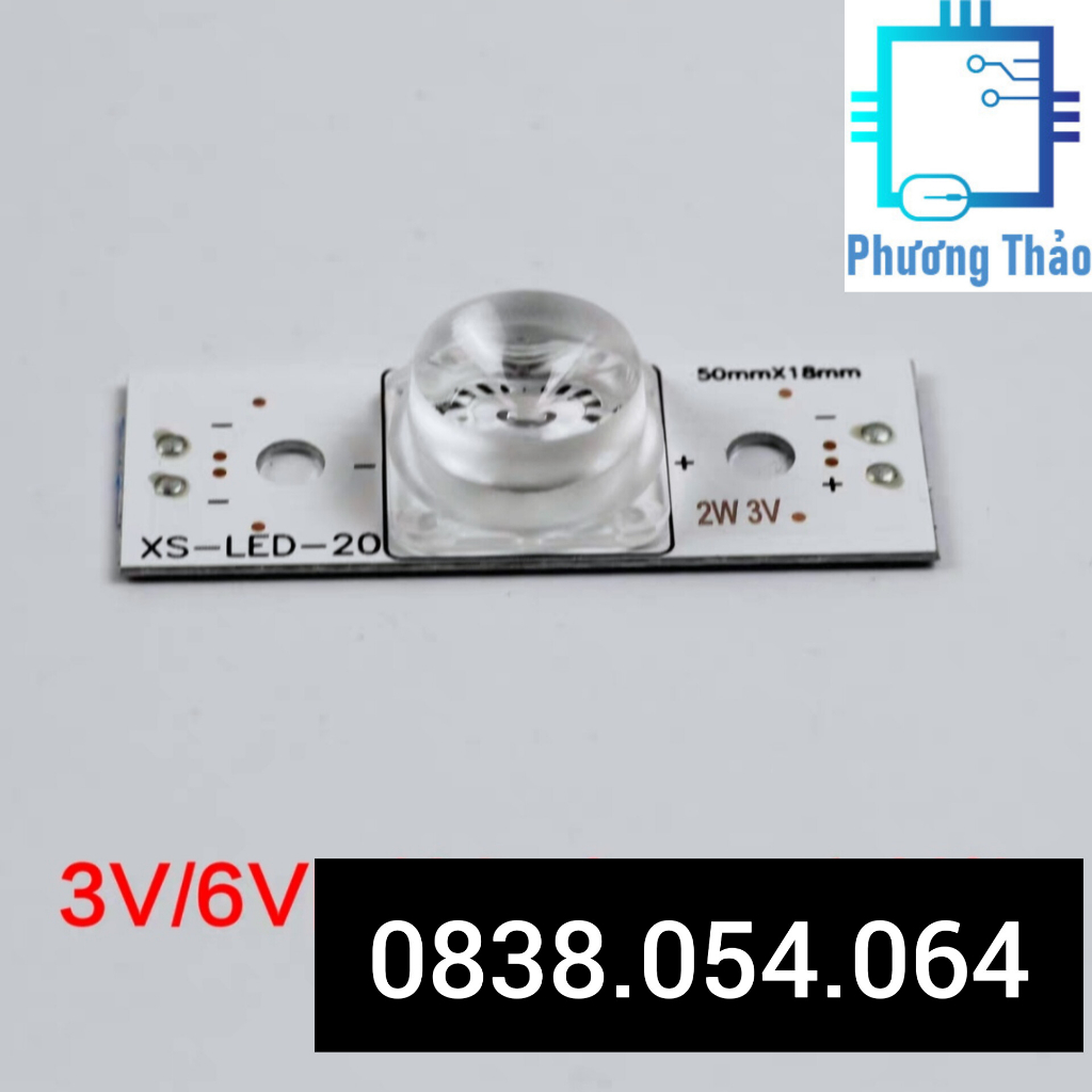 Đèn LED TV LCD hạt lớn gương lồi hoặc lõm, đèn nền TV LCD 3V/6V 2W