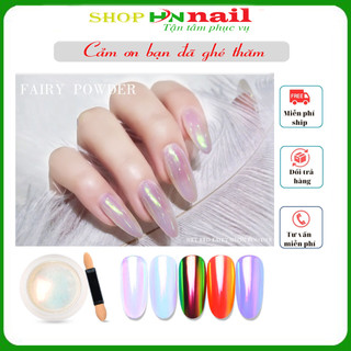 Nhũ tráng gương lấp lánh màu trai cao cấp dùng chăm sóc trang trí móng làm đẹp nail shop hnnail