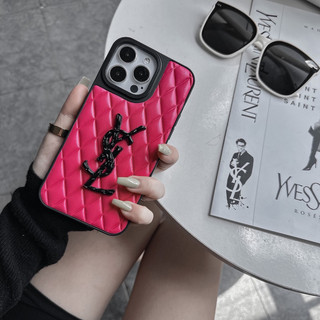 Ốp Lưng Iphone Da Trám Hồng Tag LO.GO