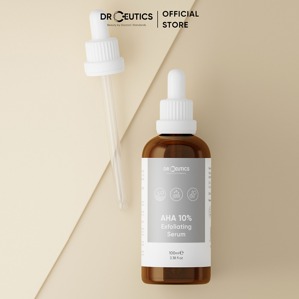 Serum AHA DrCeutics Tẩy Da Chết Làm Sáng Và Chống Lão Hóa Da AHA 10% Exfoliating