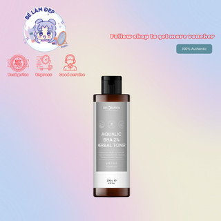 Dung dịch cân bằng da aqualic bha 2% herbal toner drceutics