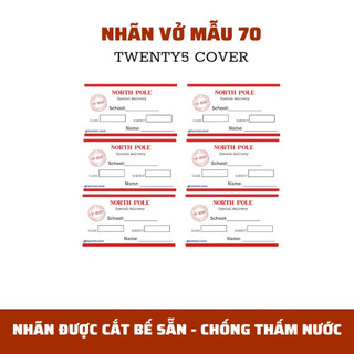 SET NHÃN VỞ THEO MẪU 70 - 79