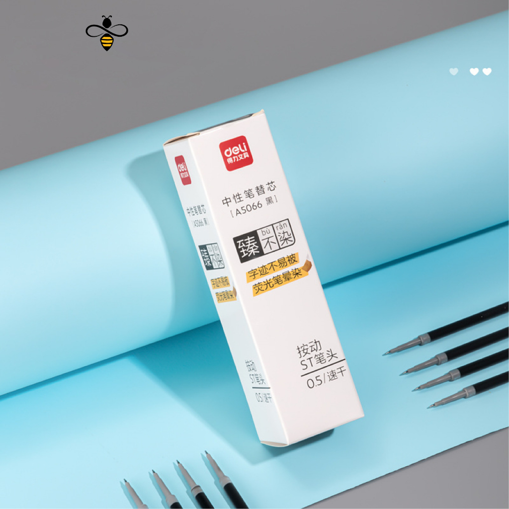 Ngòi bút gel Deli A5066  ngòi thay 60-ST, A623 0,5mm