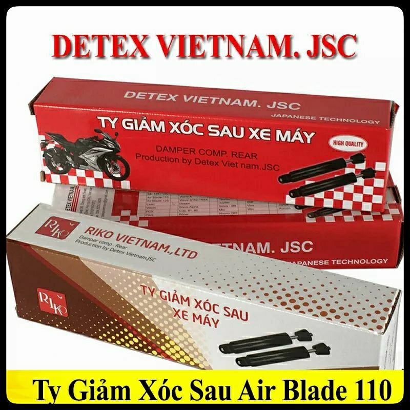 Ty Phuộc Sau AirBlade 110 Hiệu Detex
